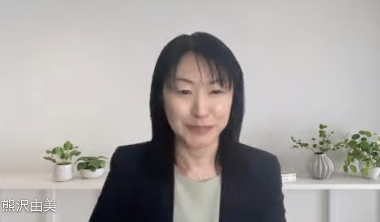 熊沢教授のインタビュー画像1
