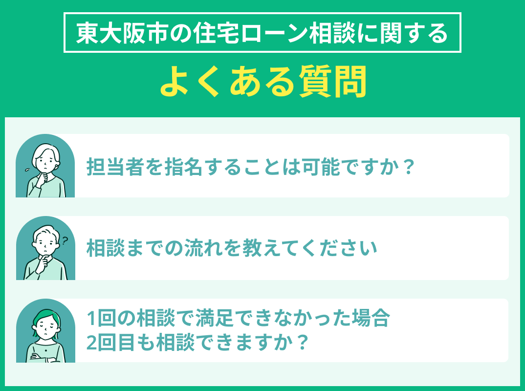 東大阪市の住宅ローン相談でよくある質問