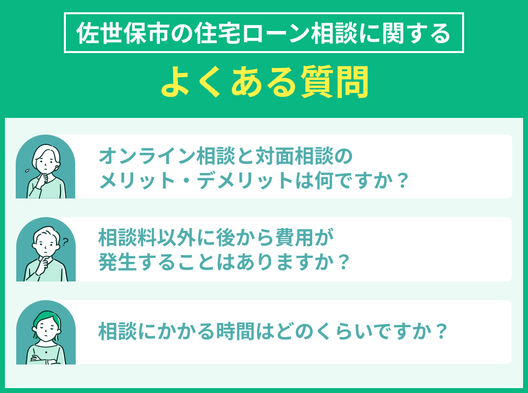 佐世保市の住宅ローン相談でよくある質問