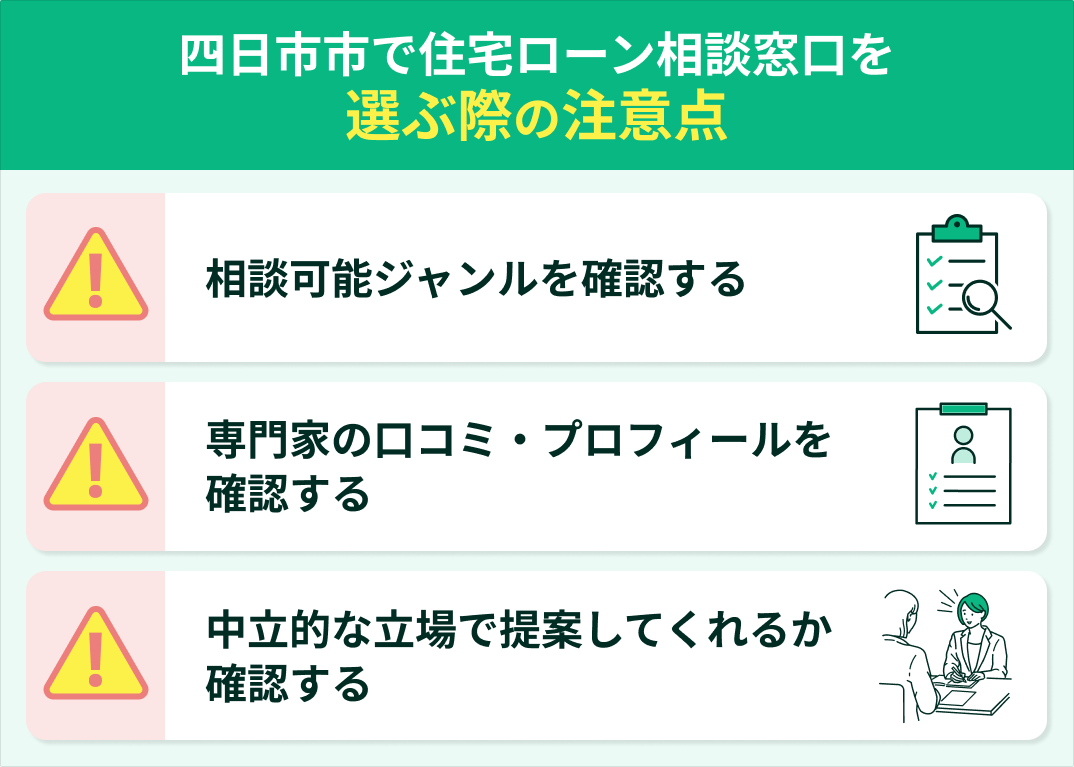 四日市市で住宅ローンを選ぶ際の注意点