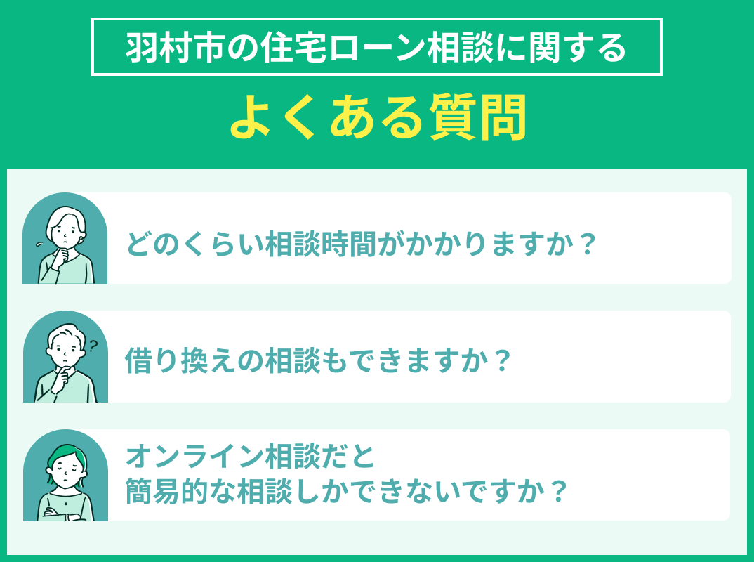 羽村市の住宅ローン相談でよくある質問