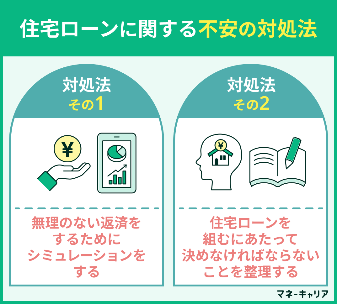 住宅ローンに関する不安の対処法