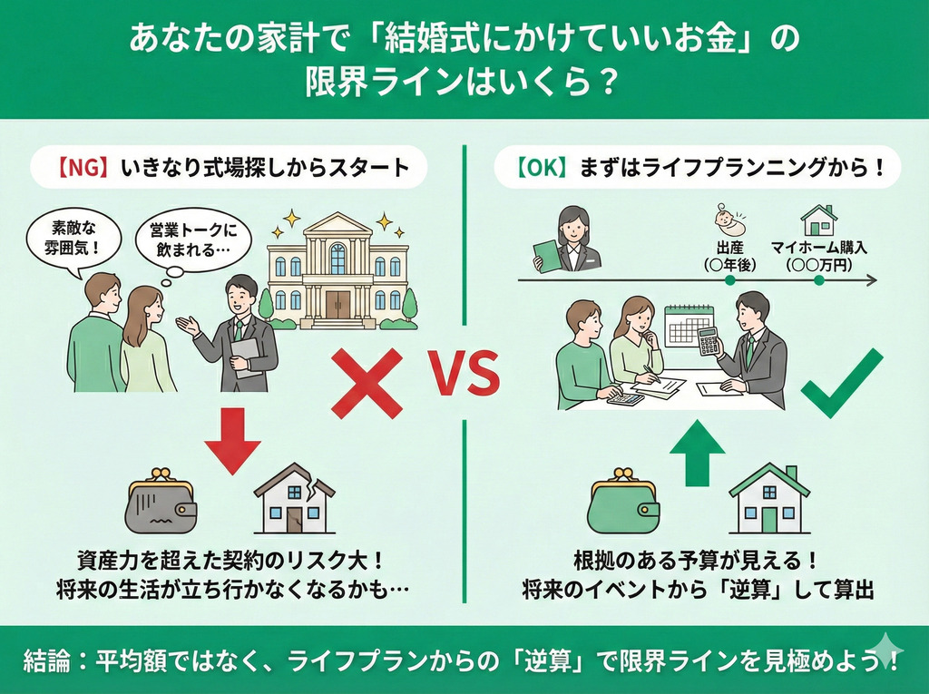 あなたの家計で「結婚式にかけていいお金」の限界ラインはいくら？