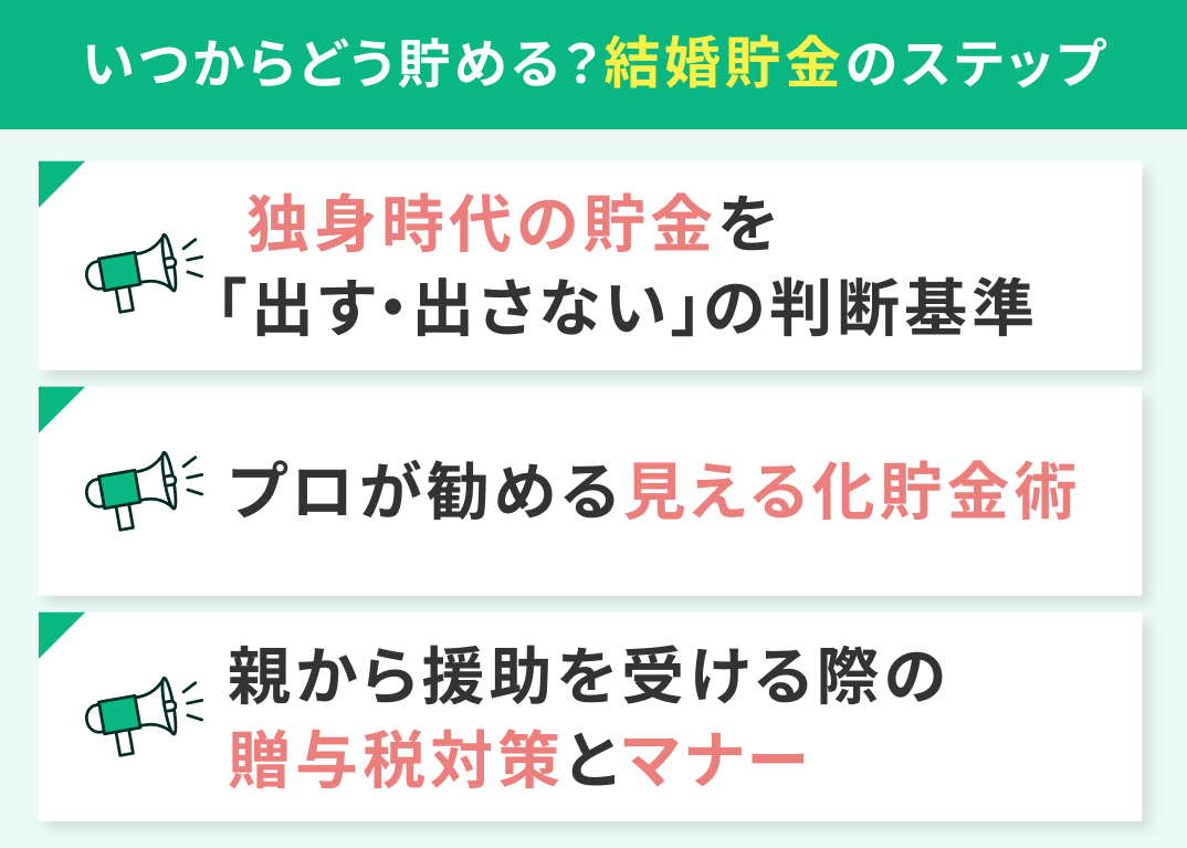 いつから、どう貯める？効率的な「結婚貯金」のステップ