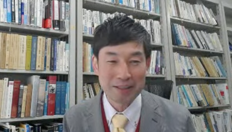 北野教授のインタビュー画像