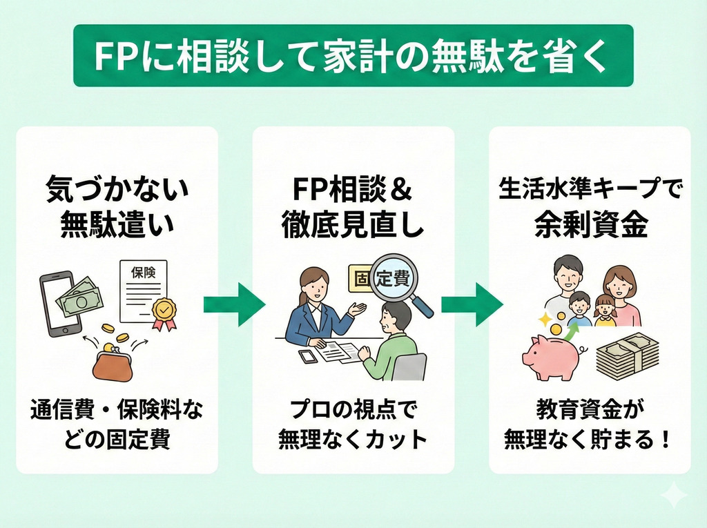 FPに相談して家計の無駄を省く