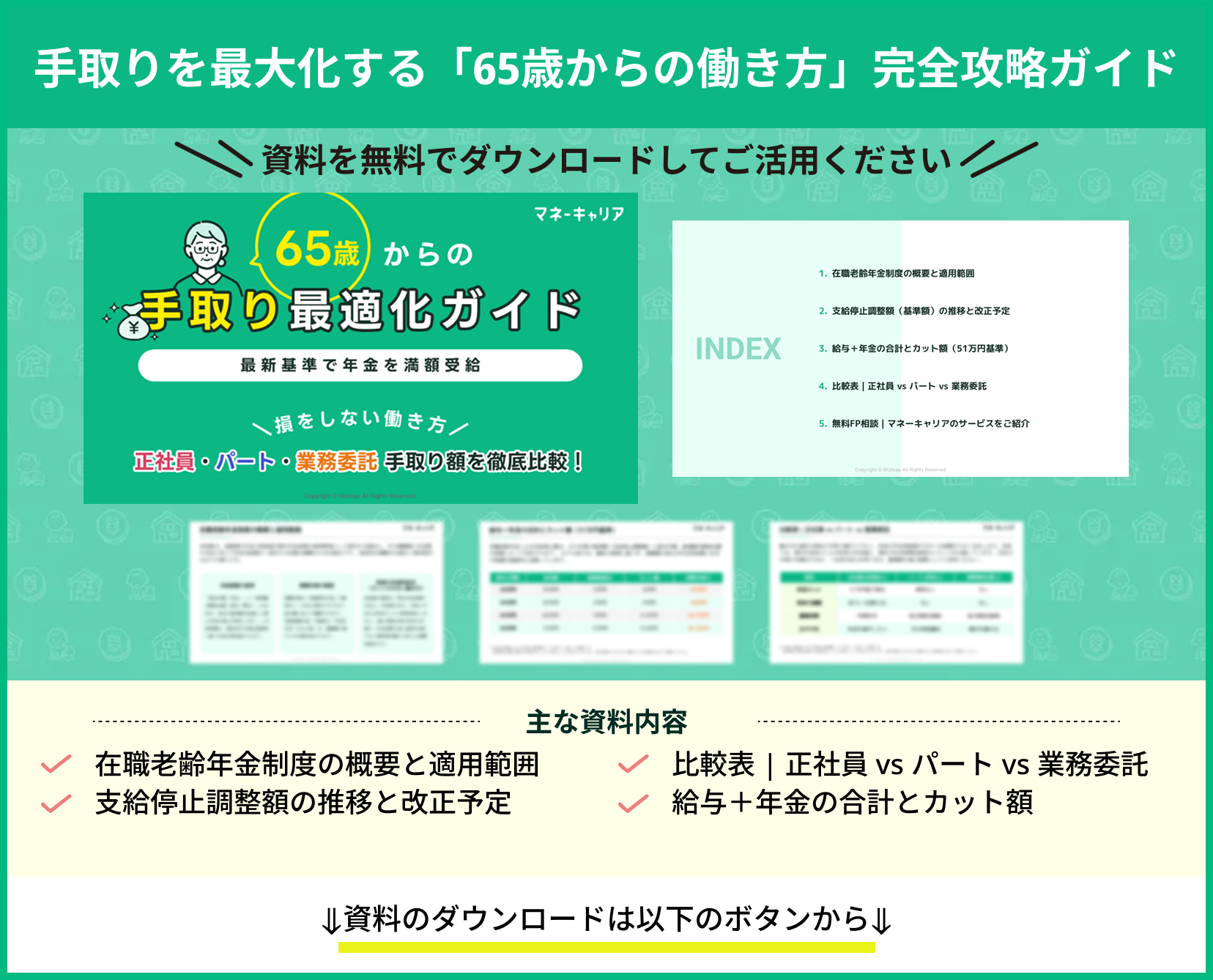 手取りを最大化する働き方の説明資料