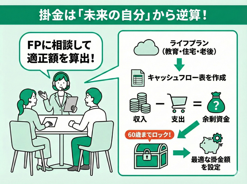 ライフプランから逆算して金額を設定する