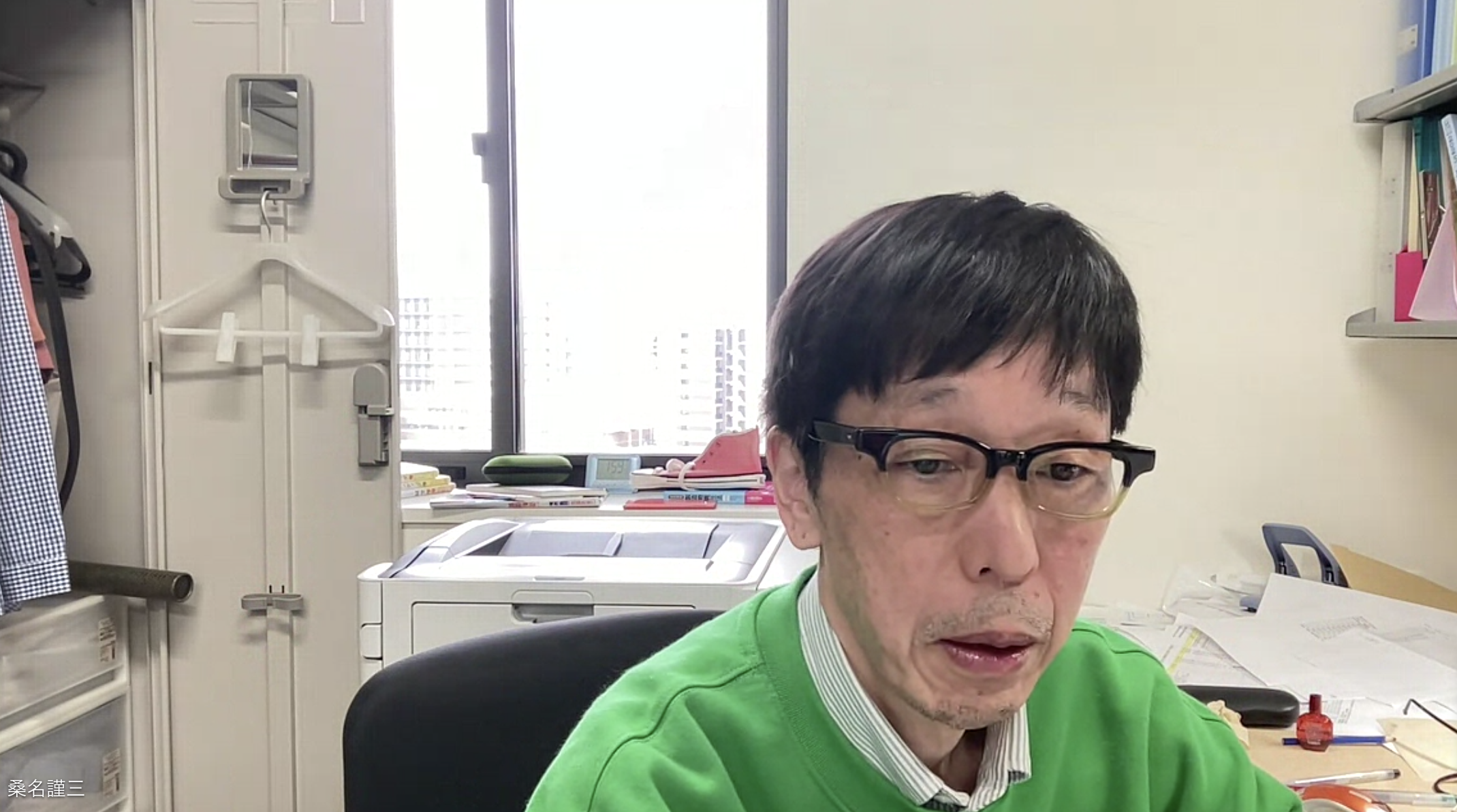 桑名教授のインタビュー画像2