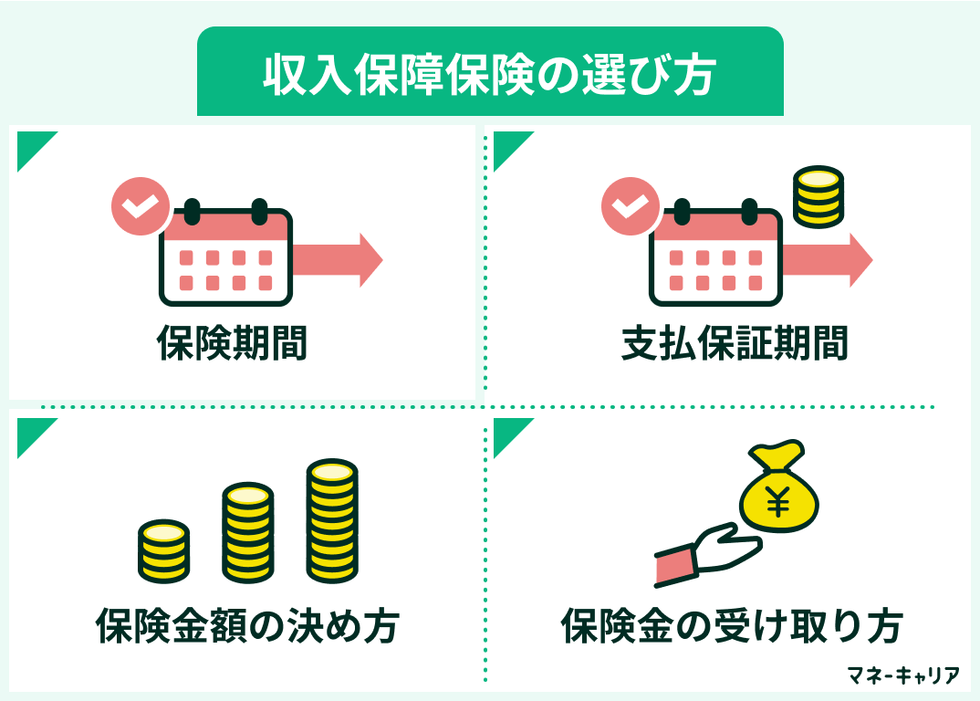 収入保障保険の選び方